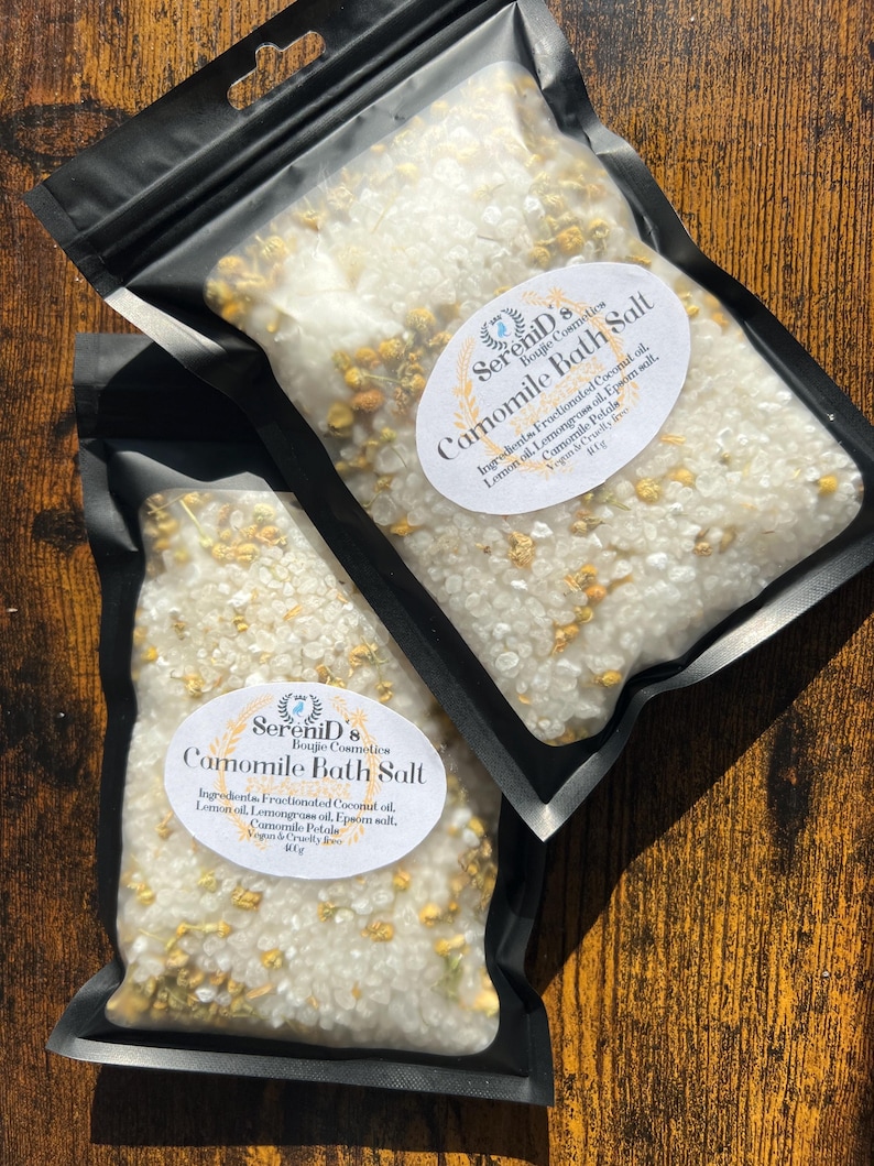 Setress relief bath salt/ stressabbau badesalz Camomile bath salt