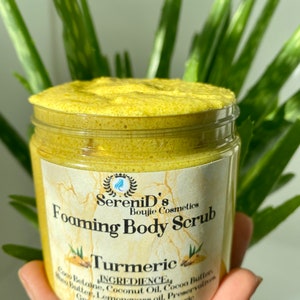 Schuimende bodyscrub met kurkuma/ Kurkuma-Schaumkörperpeeling afbeelding 2