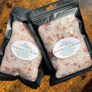 Setress relief bath salt/ stressabbau badesalz Stress relief