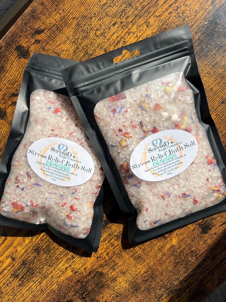 Setress relief bath salt/ stressabbau badesalz Stress relief