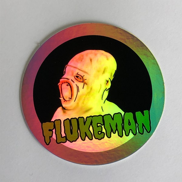 Flukeman Holographic Sticker (The X-Files)