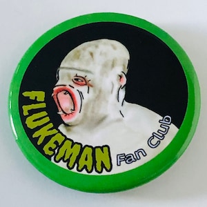 Flukeman Fan Club button (The X-Files)