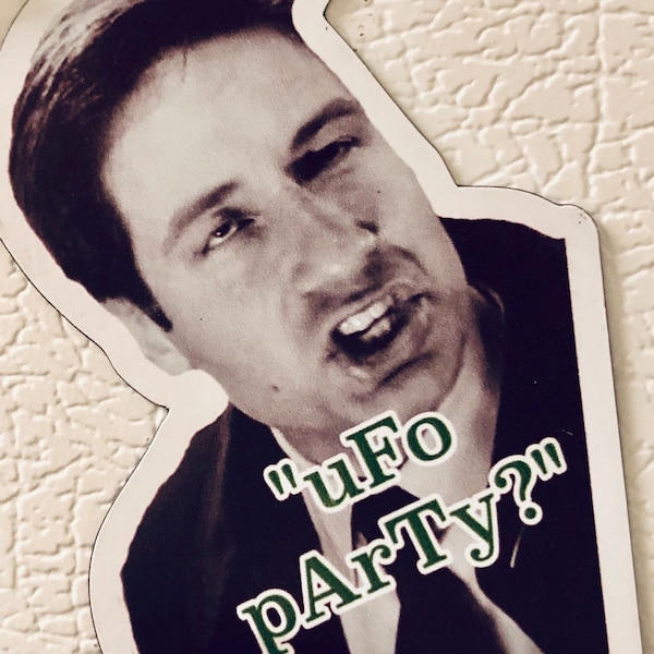Fox Mulder - - Ufo Party magnet