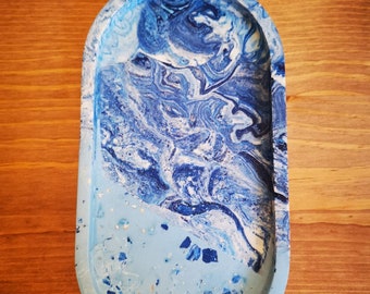 Trinket Tray (Ocean Blue)