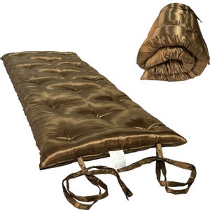 Shiki Futon Cotton/Foam/Polyester Floor Pad, Satin, 3 in x 39 in x 80 in Long