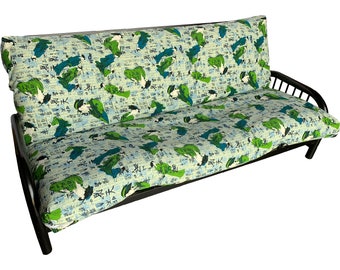 Full Size Futon Cover: 100% Cotton Canvas Replacement Slipcover
