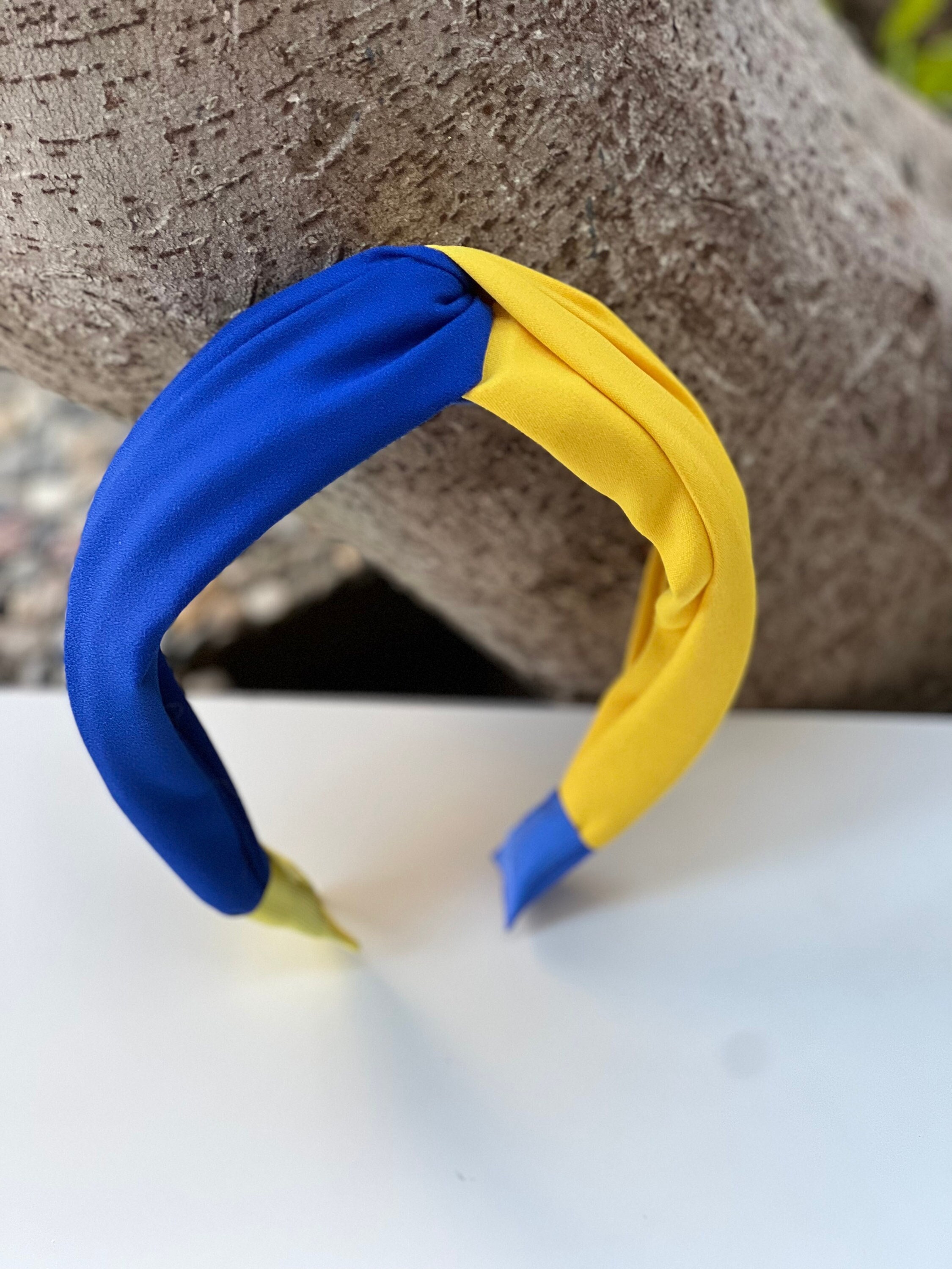 Blue Yellow Headband 