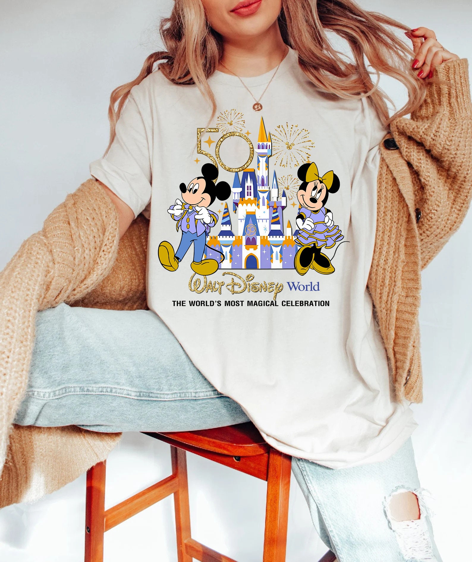 Discover Disney 50th Anniversary Shirt, Disney 50th Shirt, Magic Kingdom Shirt, Disneyworld Shirt