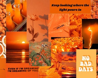 Orange Aesthetic Etsy