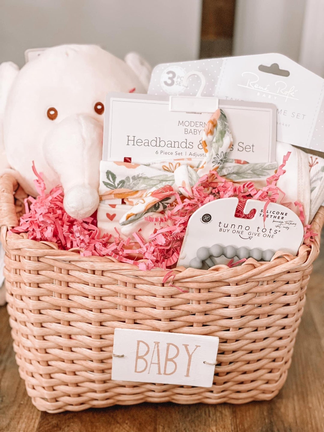 Baby Girl/ Baby Gift Basket/ Gifts for Baby Girl/ Gift for Newborn Girl/  Girl Baby Shower Basket/ Office Baby Shower Gift/ Gift for New Mom