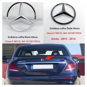 1 Tailgate Boot Star Logo for E-Class W212