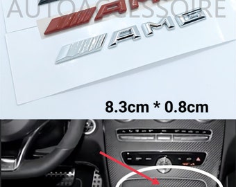 AMG logo 3D Sticker Emblem Central Interior Sticker 8.3cm