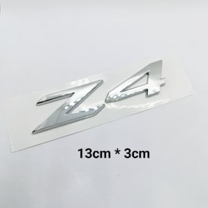 Z4 Logo Emblem Z4 Sticker Chrome