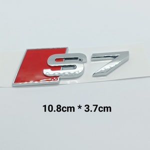 S7 Logo Chrome Rear Emblem Sticker
