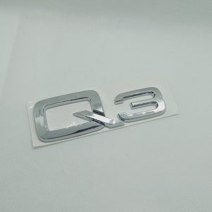 Q3 Logo Aufkleber Chrom Emblem Aufkleber
