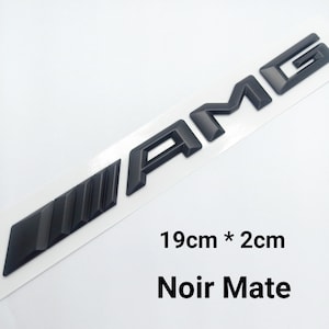AMG エンブレム ロゴ BLACK マット 3D CLASS A B C E...