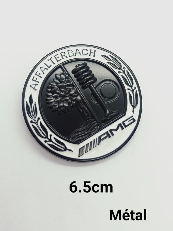 1 Logo AMG Affalterbach Mercedes White Metal 6.5cm -  Denmark