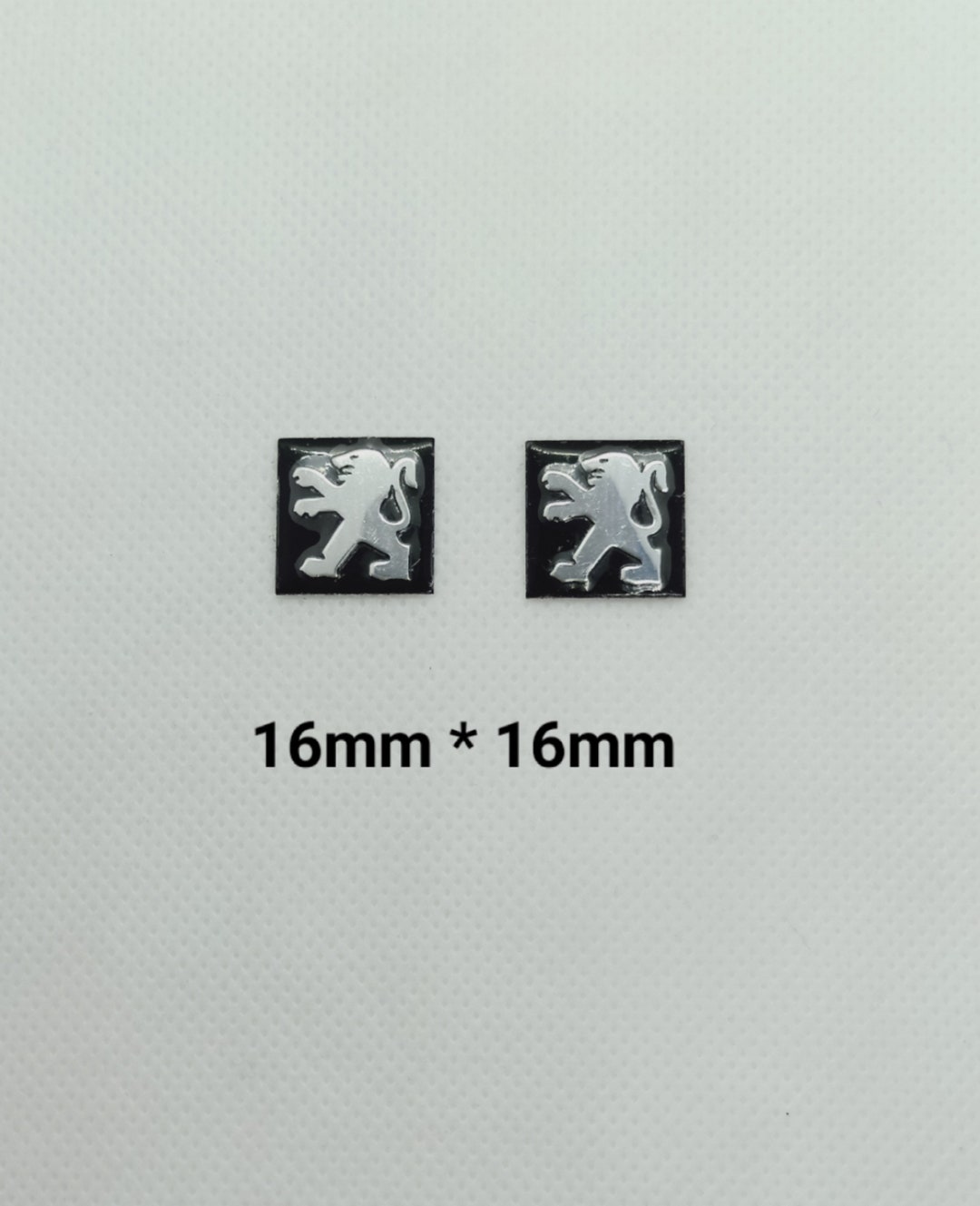 Adesivi Logo Peugeot 16x16 Mm - 2 Pezzi, Per Chiavi, Telecomando O Decorazione - Foto 13