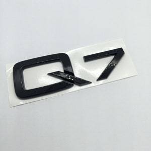 Logo Q7 Stickers Sticker Emblem Glossy black