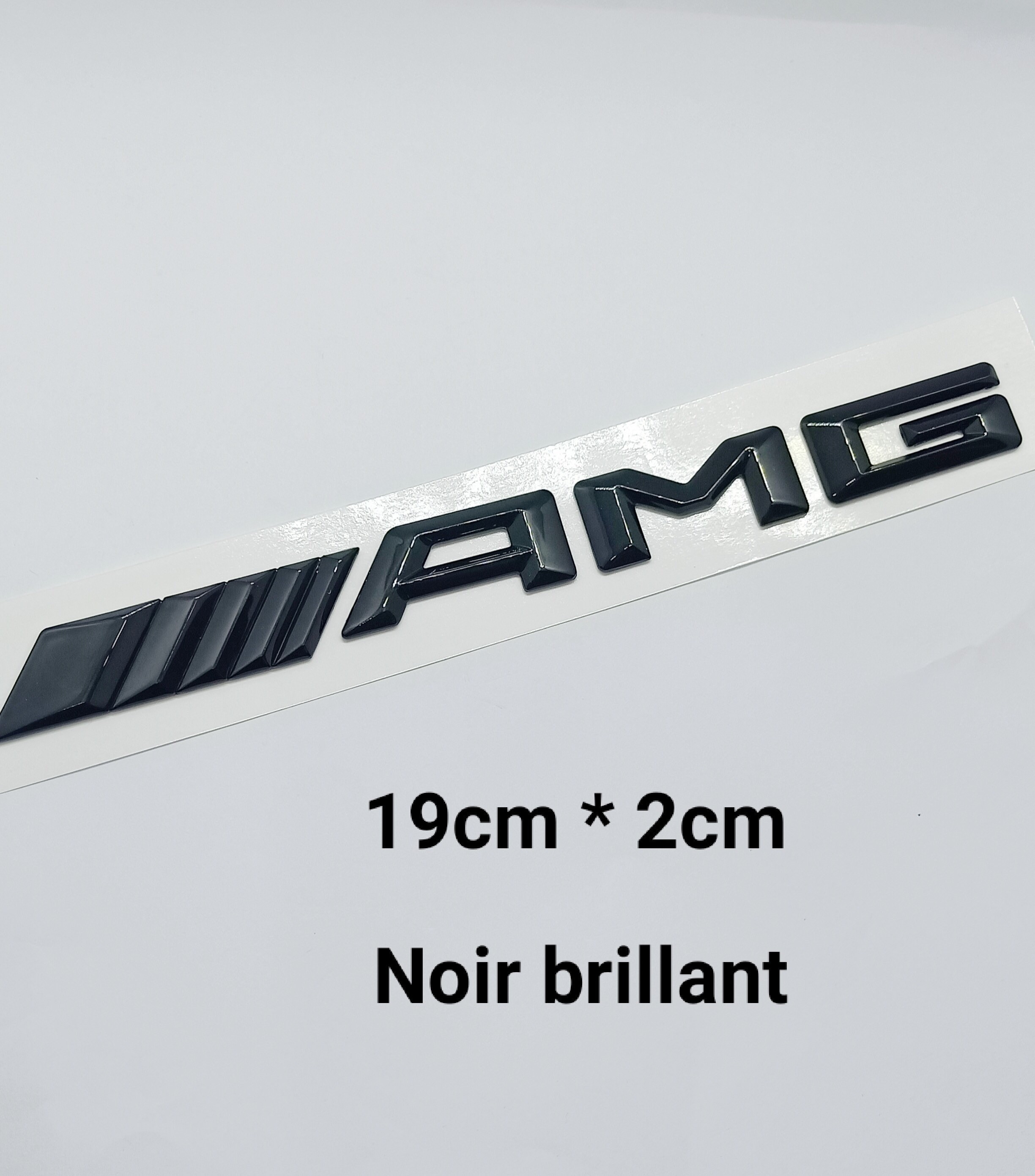 Glossy Black 3D AMG Mercedes Emblem Logo -  UK