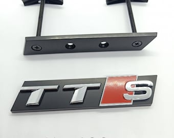 TTS Chrome Emblem Logo Front TTS Grille