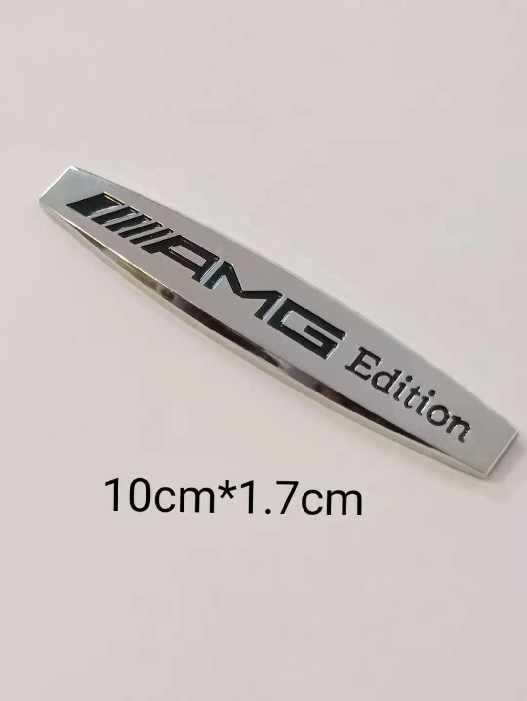 Logo Jantes Audi Autocollant Logo AMG Édition 3D Métal Noir - 10 Cm X 1,7 Cm - Pour Personnaliser Votre Voiture AMG Volant - Foto 7