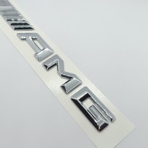 AMG logo Mercedes Chrome ABS 3D Decal Emblem Sticker image 3