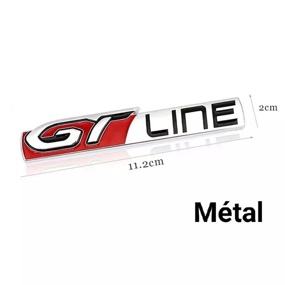 Badge Logo GT Peugeot Pour 208, 308, 508, 2008, 3008, 5008 - Aile Ou Coffre