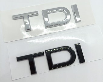 1 TDI logo emblem sticker