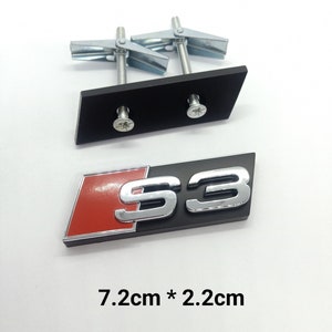 Logo Emblem S3 Chrome Front grille A3 S3