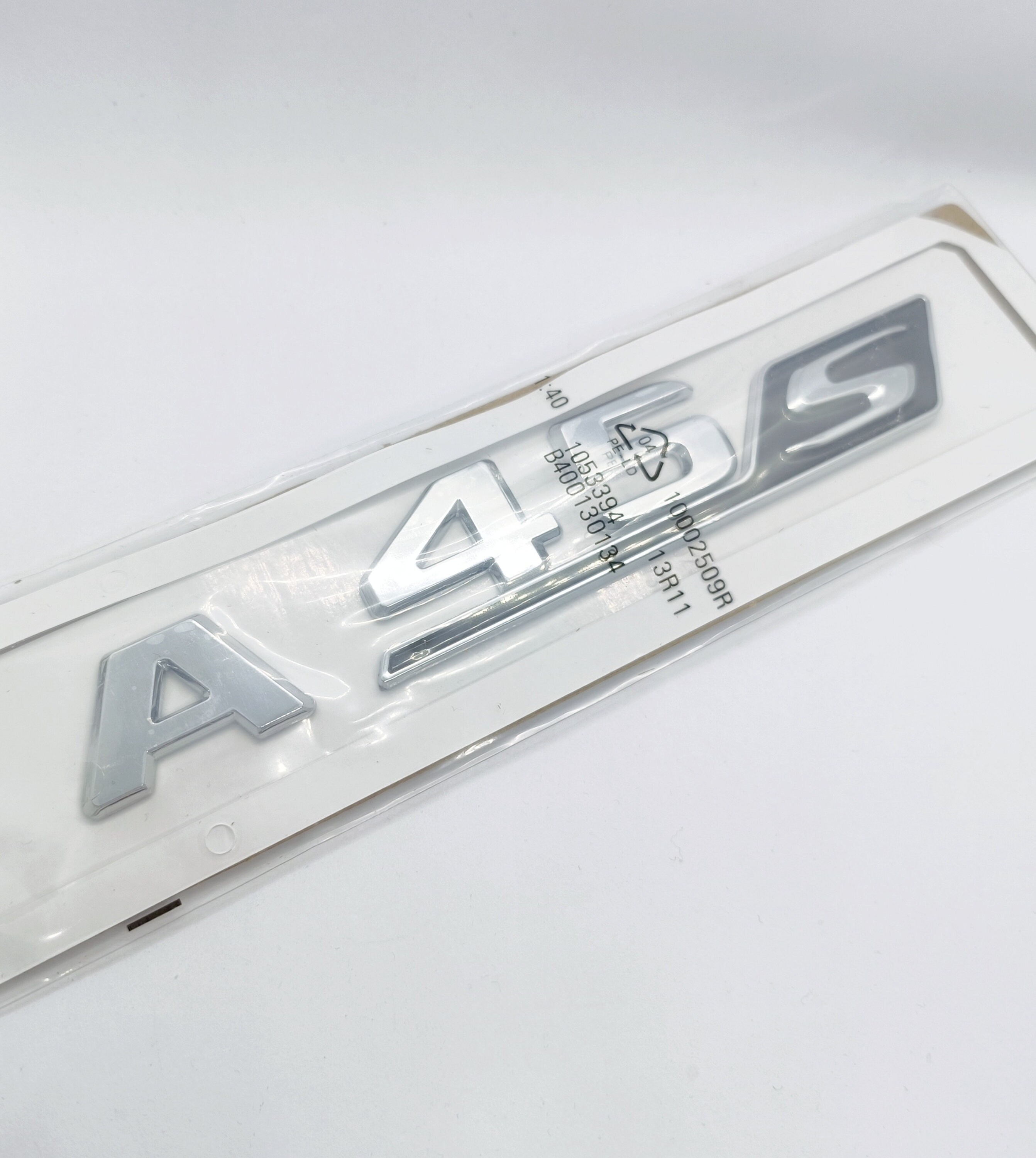 1 Logo A45s Amg Chrome Emblem Flat Sticker Logo Installs Trunk - Etsy