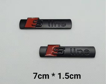 2 Logo S LINE Emblem In Matte Black sline