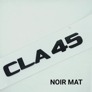 Logo CLA 45 Benz Emblem Flat cla45 Matte Black AMG Class