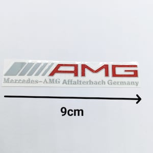 AMG Sticker Interior Decoration Emblem Sticker
