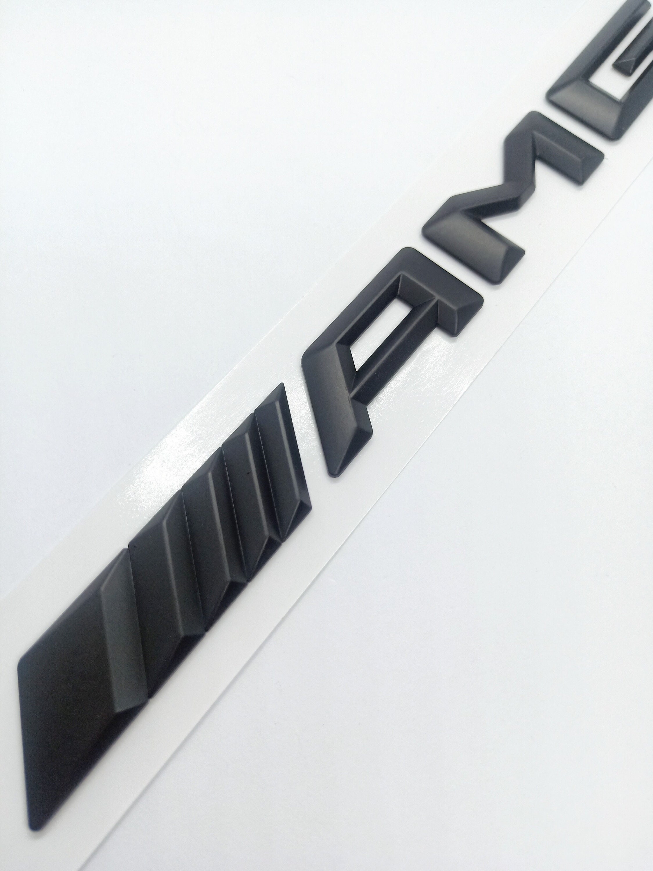 Amg Emblem AMG Mercedes Logo Emblem - Glossy Black 3D ABS Sticker For ...