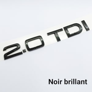 2.0 TDI Emblem Rear Trunk Sticker Gloss Black