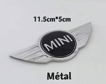 1 Logo pourMini-Cooper En Métal 11.5*5cm Capot Emblème Arrière