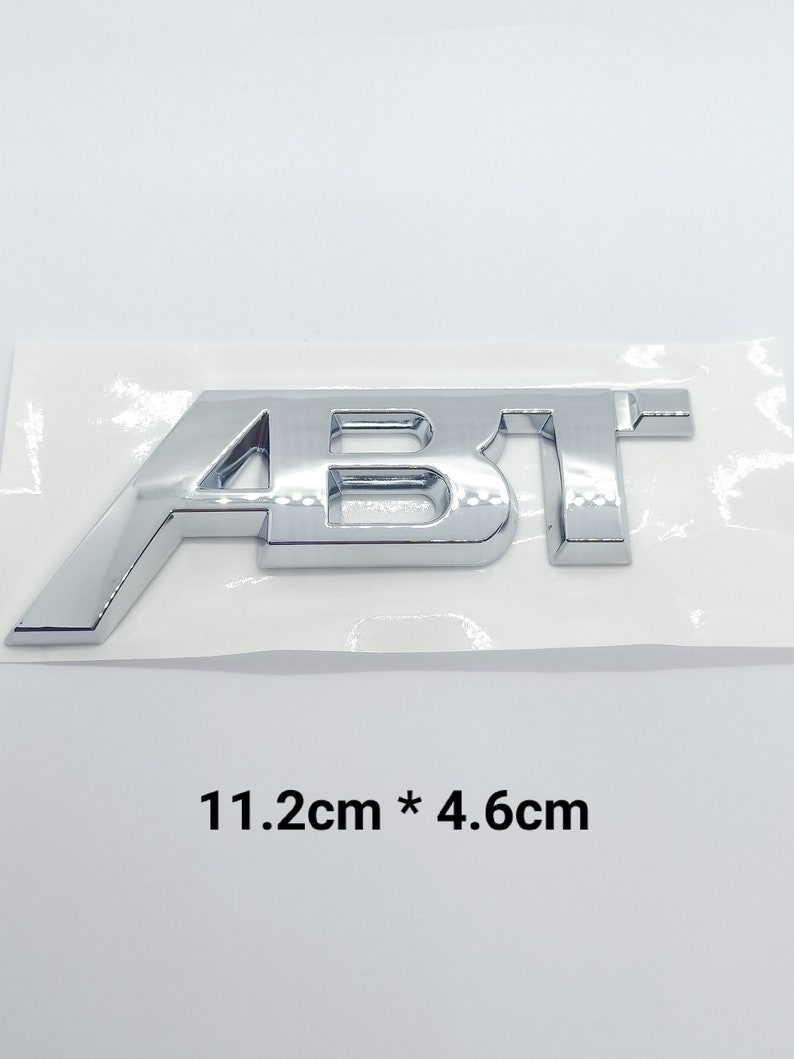 Logo-Emblem ABT-Heckkofferraum Chrome