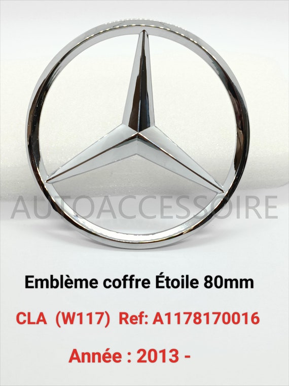 Decorazione Interni Auto Anello Con Logo Al Centro Del Volante Per Auto, Yosoo Adatto Per CLA GLK A Class W204 W246 W176 W117 C117 C117 (rosso) Per Classe W176 Acce Anello Volante