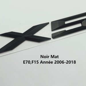 X5 logo Emblem Logo X5 Sticker Matte Black