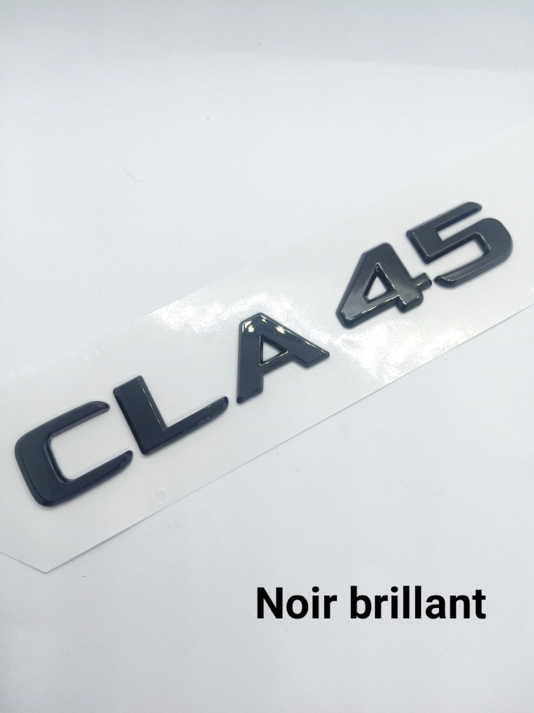 CLA 45 Benz Logo Flat Emblem Cla45 Gloss Black AMG Class - Etsy