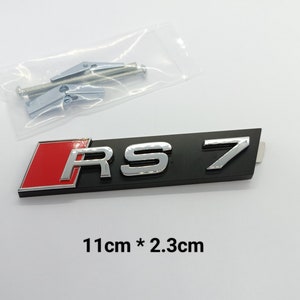 RS7 Chrome Front Grille Emblem Logo A7 S7 RS7