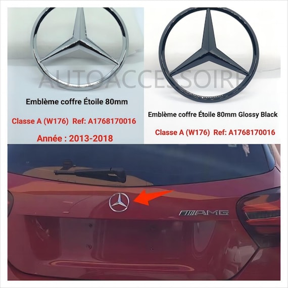 1 Mercedes Tailgate Trunk Star Logo for A-class W176 