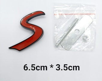 Black Mini Cooper Front Grille S Logo