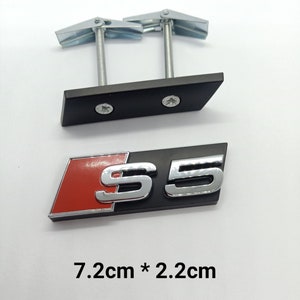S5 Chrome Front Grille Emblem Logo A5 S5