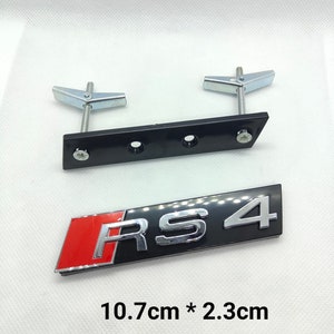 RS4 Chrome Emblem Logo Front Grille A4 S4 RS4