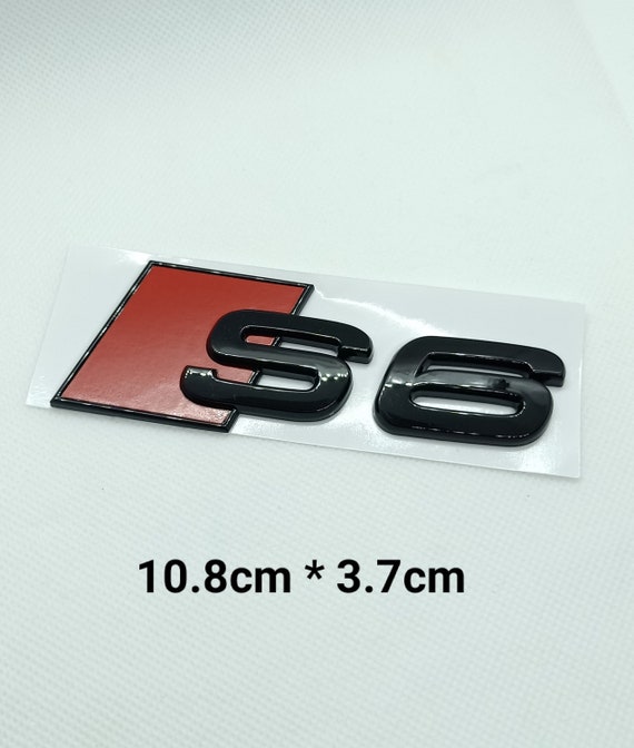 Logo S6 Glossy Black Badge Emblem Audi Sticker Tailgate Rear - Etsy Finland