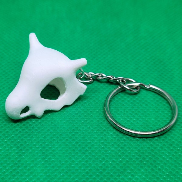 Cubone Pokemon Keychain Pokemon Cubone Skull Keychain Pokemon Skull Cosplay Pikachu Gengar Keychain Cool Charm Nerdy Bone Pokemon Desk Decor