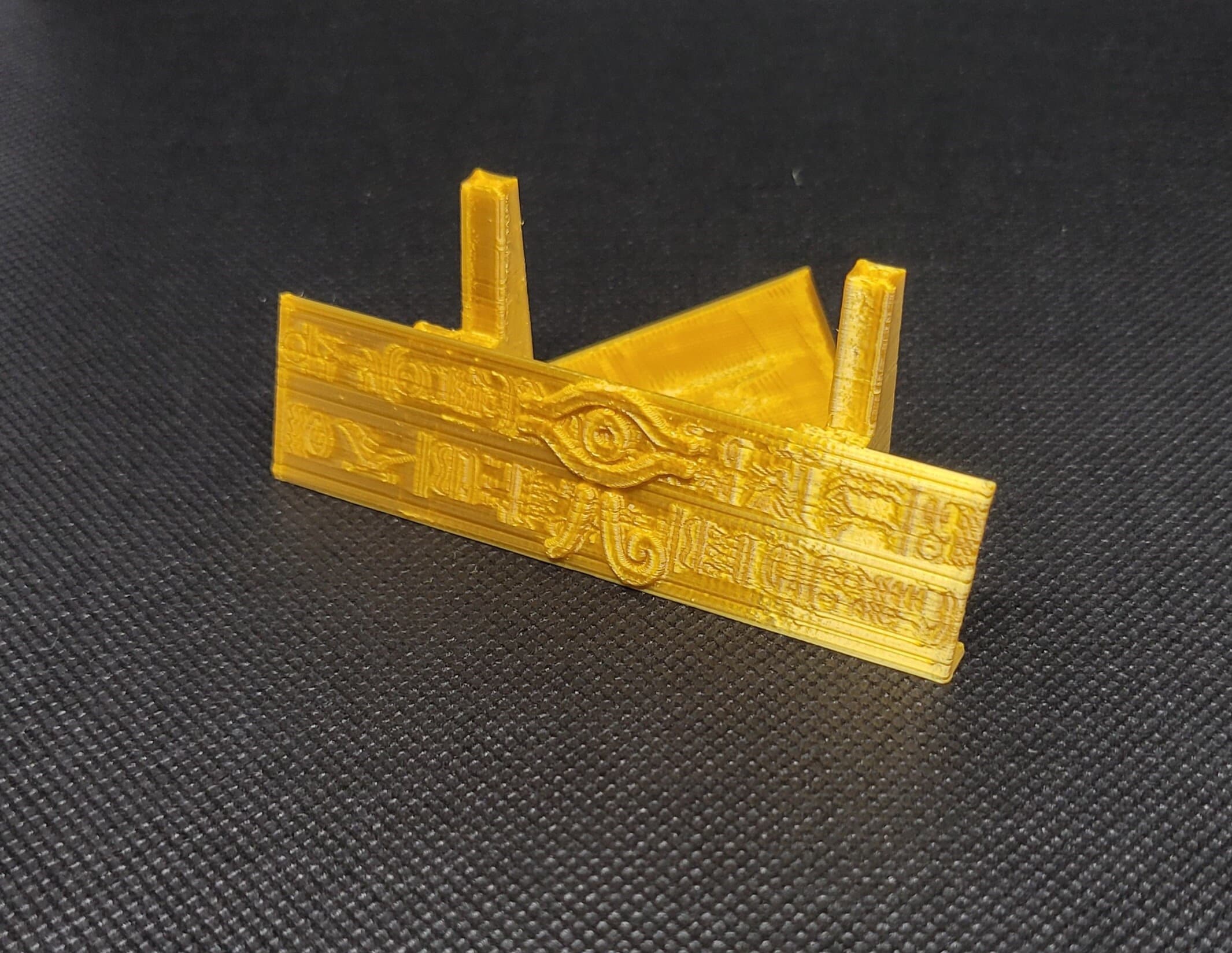 Yugioh! Inspired Card Display Holder Egyptian-theme Hieroglyphics - Etsy