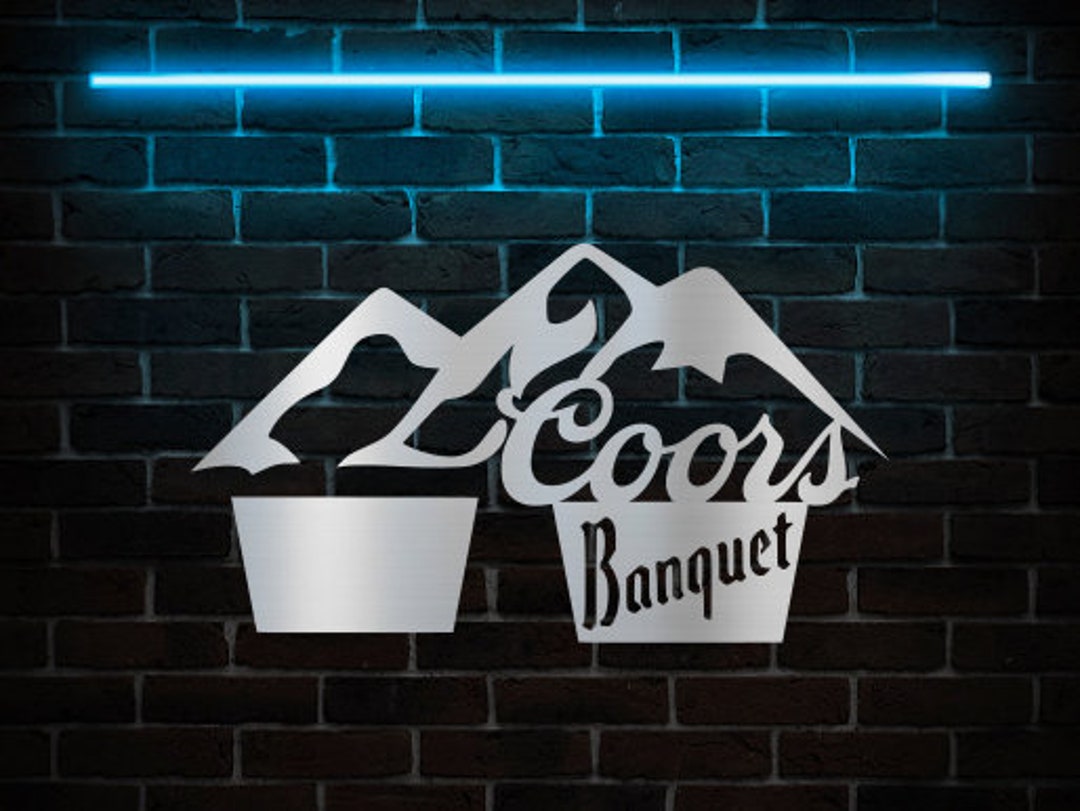 Coors Banquet Sign Etsy
